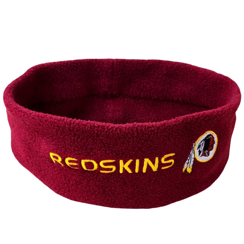 Vintage Washington Redskins Men's Fleece EAR WARMER Headband Burgundy